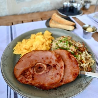 Ham Steak Breakfast
